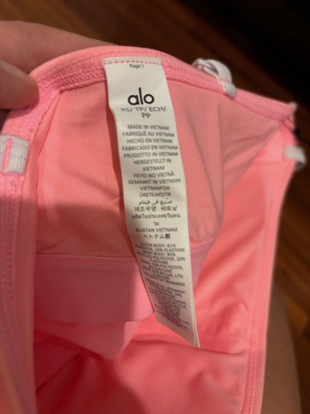 Alo Streamlined Dress Neon Bubblegum XS NWT - Picture 4 of 5